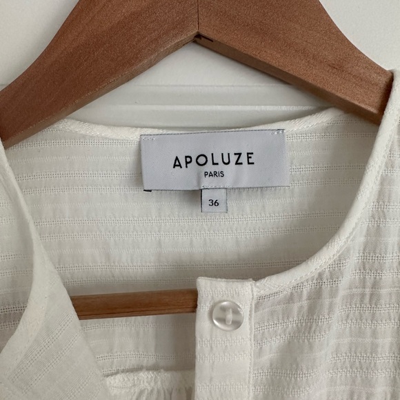 NWOT Apoluze Paris white blouse size 2 (EU 36) - Picture 9 of 9